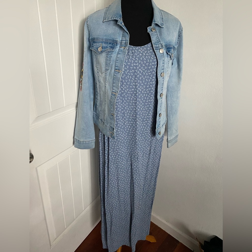 PUTUMAYO dragon fly print blue dress